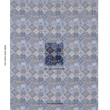 Load image into Gallery viewer, SCHUMACHER KILIM WEAVE FABRIC 67143 / BLUE