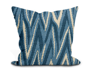 Thibaut Highland Peak Chevron Throw Pillow in Blush