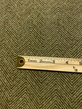 Load image into Gallery viewer, Designer Water &amp; Stain Resistant Seafoam Green Olive Herringbone Chenille Upholstery Fabric WHS 4625
