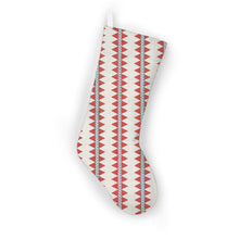 Load image into Gallery viewer, Thibaut Reno Stripe Embroidery Christmas Stocking