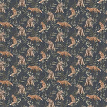 Load image into Gallery viewer, Schumacher Wild Forest Wallpaper 6920 / Midnight