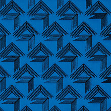 Load image into Gallery viewer, Schumacher V Step Fabric Cobalt 69431