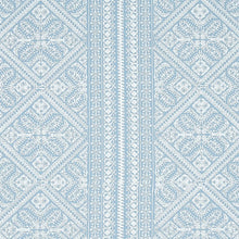 Load image into Gallery viewer, SCHUMACHER TOLEDO EMBROIDERY FABRIC / Chambray 69733