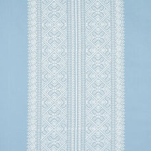 Load image into Gallery viewer, SCHUMACHER TOLEDO EMBROIDERY FABRIC / Chambray 69733