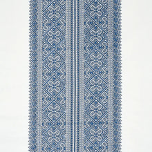 Load image into Gallery viewer, SCHUMACHER TOLEDO EMBROIDERY FABRIC / Navy 69734