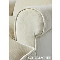 Load image into Gallery viewer, Schumacher Antique Strie Velvet Fabric 69740 / Oyster