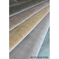 Load image into Gallery viewer, Schumacher Antique Strie Velvet Fabric 69742 / Driftwood