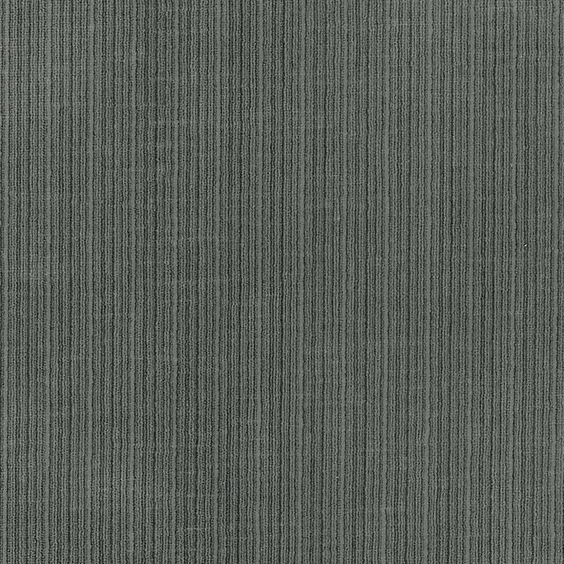 Schumacher Antique Strie Velvet Fabric 69749 / Asphalt