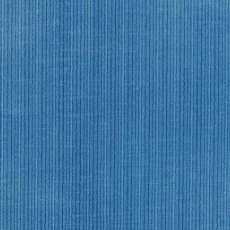 Schumacher Antique Strie Velvet Fabric 69754 / Cornflower