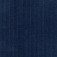 Load image into Gallery viewer, Schumacher Antique Strie Velvet Fabric 69755 / Midnight