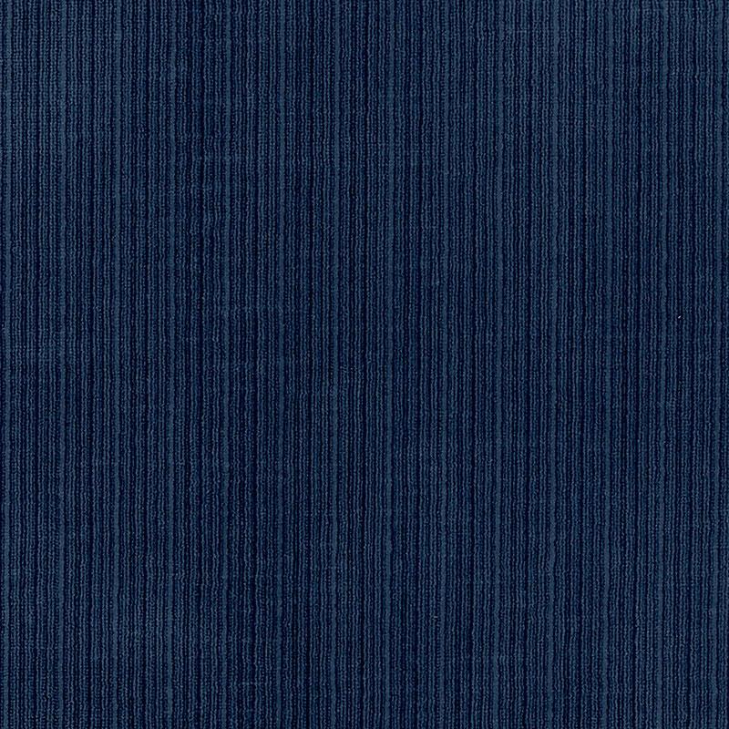 Schumacher Antique Strie Velvet Fabric 69755 / Midnight