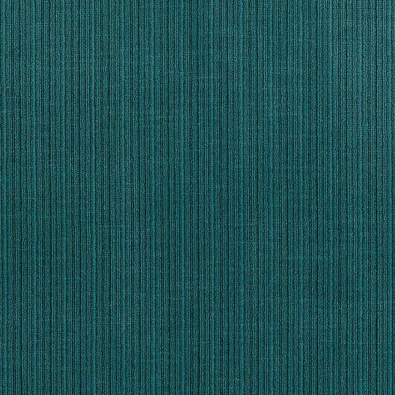 Schumacher Antique Strie Velvet Fabric 69766 / Peacock