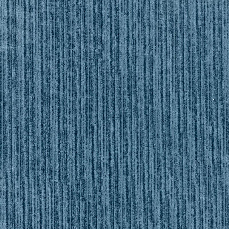 Schumacher Antique Strie Velvet Fabric 69767 / River