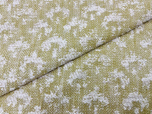 Load image into Gallery viewer, Designer Olive Green Cream Abstract Upholstery Fabric