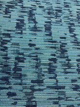 Load image into Gallery viewer, Luum Wavefield Sea Level Teal Navy Blue Abstract Indoor Outdoor Upholstery Fabric STA 5126