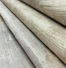 Load image into Gallery viewer, Designer Water Stain Resistant Opal Beige Taupe Grey Abstract Velvet Upholstery Fabric STA 5185