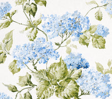 Load image into Gallery viewer, Pair of Custom Made Schumacher Summer Hydrangea Pillow Covers - Both Sides