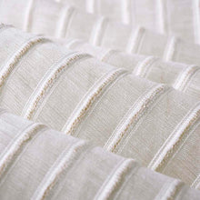 Load image into Gallery viewer, 119” Wide Semi Sheer Cream Blush Stripe Drapery Fabric FB
