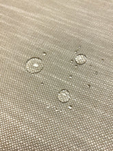 Load image into Gallery viewer, Designer Water &amp; Stain Resistant Beige Indoor Outdoor Faux Linen Tweed Upholstery Fabric / Flax WHS 4643