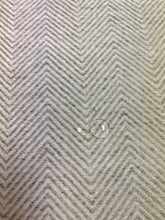 Load image into Gallery viewer, Designer Water &amp; Stain Resistant Cream Beige Herringbone MCM Mid Century Modern Chenille Upholstery Fabric WHS 4573