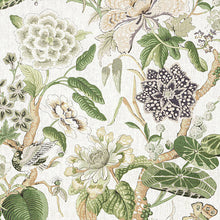 Load image into Gallery viewer, Set of Two Made to Order Thibaut Hill Garden Side Drapery Panels