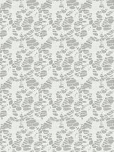 Load image into Gallery viewer, 118” Wide Semi Sheer Ivory Linen Blend Abstract Embroidered Drapery Fabric FB