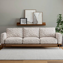 Load image into Gallery viewer, Heavy Duty Off White Grey Giraffe Microfiber Animal Pattern Upholstery Fabric