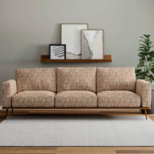 Load image into Gallery viewer, Heavy Duty Cream Rusty Brown Taupe Ethnic Geometric Upholstery Fabric