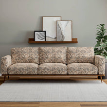 Load image into Gallery viewer, Heavy Duty Beige Brown Black Tiger Microfiber Animal Pattern Upholstery Fabric