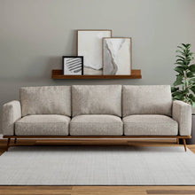 Load image into Gallery viewer, Heavy Duty Taupe Cream Ethnic Geometric Upholstery Fabric