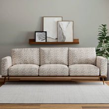 Load image into Gallery viewer, Heavy Duty Beige Grey Cheetah Animal Pattern Upholstery Fabric