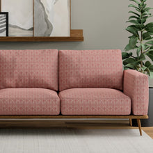 Load image into Gallery viewer, Rusty Red Grey Abstract Southwestern Upholstery Fabric