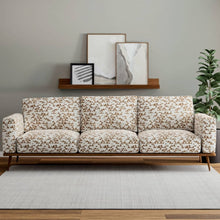 Load image into Gallery viewer, Heavy Duty Cream Brown Ethnic Geometric Upholstery Fabric