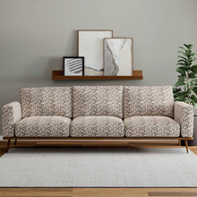 Load image into Gallery viewer, Heavy Duty Beige Brown Cheetah Animal Pattern Upholstery Fabric