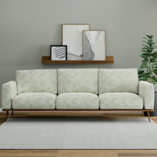 Load image into Gallery viewer, Stain Resistant Green Aqua Blue Cream Abstract Animal Pattern Upholstery Drapery Fabric