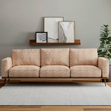 Load image into Gallery viewer, Heavy Duty Mustard Brown Charcoal Cheetah Animal Pattern Upholstery Fabric