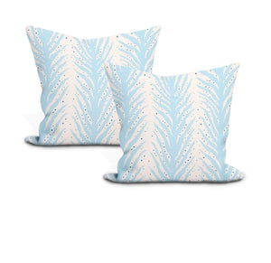 schumacher creeping fern pillow cover