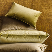 Load image into Gallery viewer, Schumacher Venetian Silk Velvet Fabric Ruby 70446
