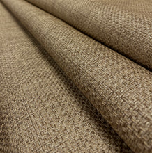 Load image into Gallery viewer, 1.6 Yard Designer Water &amp; Stain Resistant Taupe Brown MCM Mid Century Modern Tweed Upholstery Fabric WHS 4629