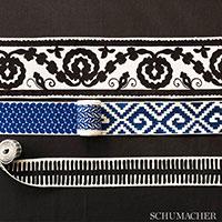 Load image into Gallery viewer, Schumacher Berkeley Tape Wide Trim 70655 / Leaf