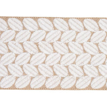 Load image into Gallery viewer, Schumacher Berkeley Tape Wide Trim 70658 /  Ivory On Natural