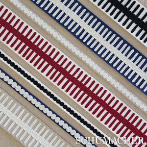 Schumacher Castille Tape Trim 70748 / Red