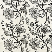Load image into Gallery viewer, Set of Two Made to Order Schumacher Full Bloom Embroidery Side Drapery Panels