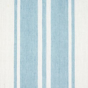 Schumacher Brentwood Stripe Fabric 70875 / Pool
