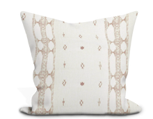 Load image into Gallery viewer, Custom Pillow Cover in Penny Morrison Indira Stripe Fabric Pink Fabric  - Both Sides