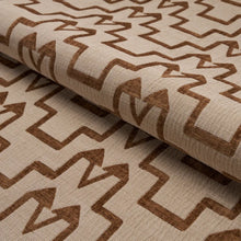 Load image into Gallery viewer, Schumacher Turkish Step Fabric 71245 / Biscuit