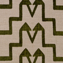 Load image into Gallery viewer, Schumacher Turkish Step Fabric 71246 / Olive