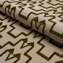 Load image into Gallery viewer, Schumacher Turkish Step Fabric 71246 / Olive
