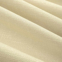 Load image into Gallery viewer, Shimmery Bone Beige Faux Linen Upholstery Drapery Fabric
