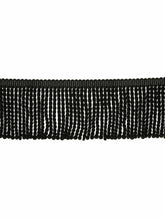 Load image into Gallery viewer, 4.75&quot; Wiide Black Tassel Bullion Fringe Trim
